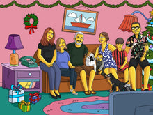 Lade das Bild in den Galerie-Viewer, Porträt im Simpsons-Stil
